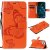 iPhone 12 Pro Max Embossed Butterfly Wallet Magnetic Stand Case Orange