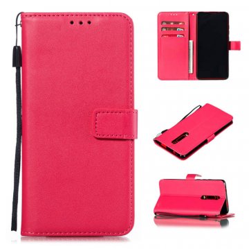 Xiaomi Mi 9T Wallet Kickstand Magnetic PU Leather Case Rose