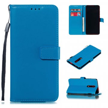 Xiaomi Mi 9T Wallet Kickstand Magnetic PU Leather Case Sky Blue