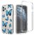 iPhone 11 Pro Max Clear Bumper TPU Blue Butterfly Case