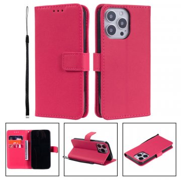 iPhone 13 Pro Wallet Kickstand Magnetic Case Rose