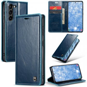 CaseMe Samsung Galaxy S23 Plus Wallet Magnetic Case Blue
