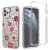 iPhone 11 Pro Max Clear Bumper TPU Floral Prints Case