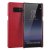 Samsung Galaxy Note 8 Genuine Leather Matte Back Cover Case Red