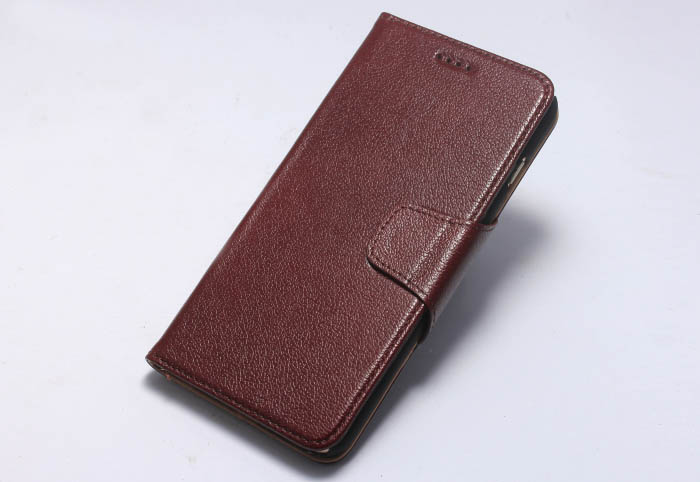 Business Genuine Leather Wallet Case For iPhone 6S/6