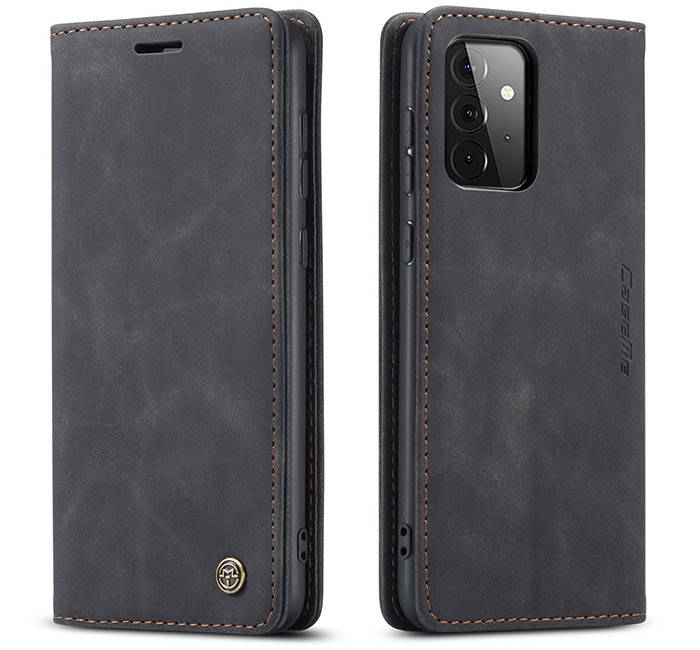 CaseMe Samsung Galaxy A72 Wallet Kickstand Magnetic Flip Leather Case
