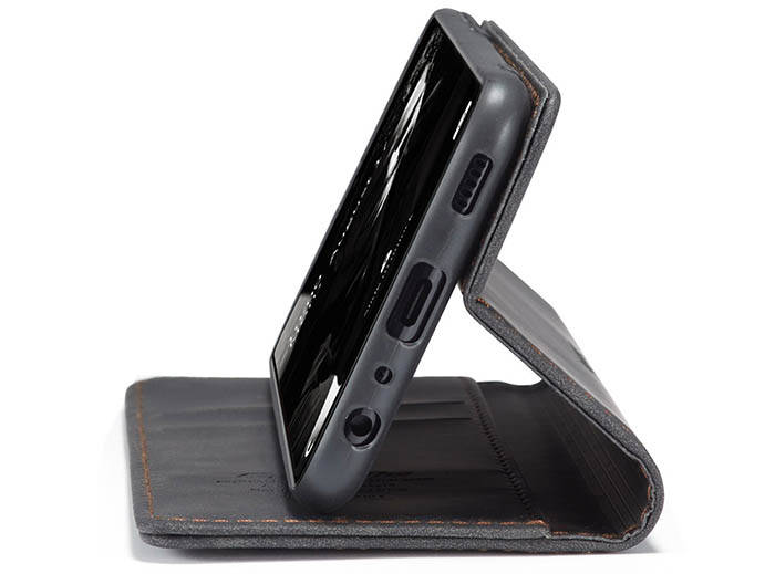 CaseMe Samsung Galaxy A72 Wallet Kickstand Magnetic Flip Leather Case