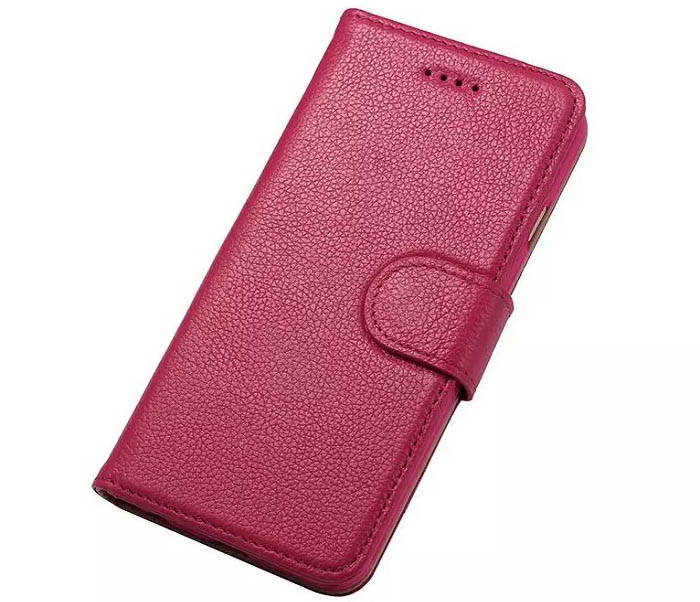 Litchi Pattern Genuine Leather Wallet Stand Case For iPhone 6S/6