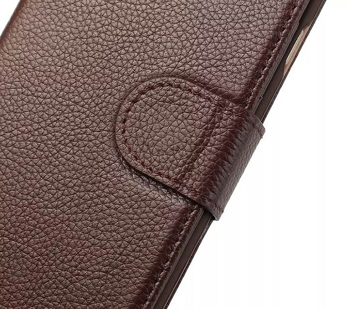 Litchi Pattern Genuine Leather Wallet Stand Case For iPhone 6S/6