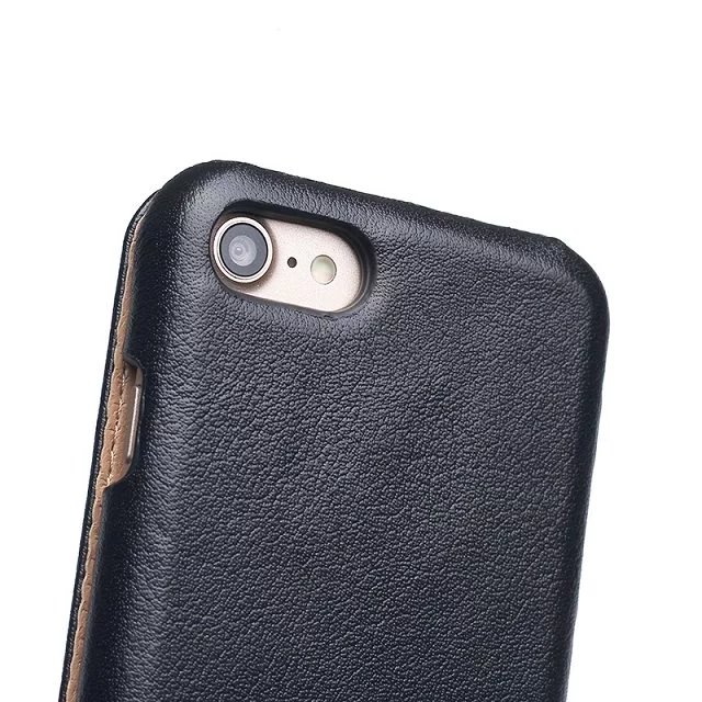 Luxury iPhone 7 Flip Genuine Leather Case