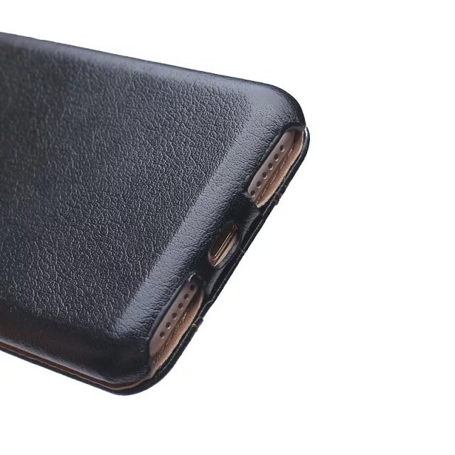 Luxury iPhone 7 Flip Genuine Leather Case