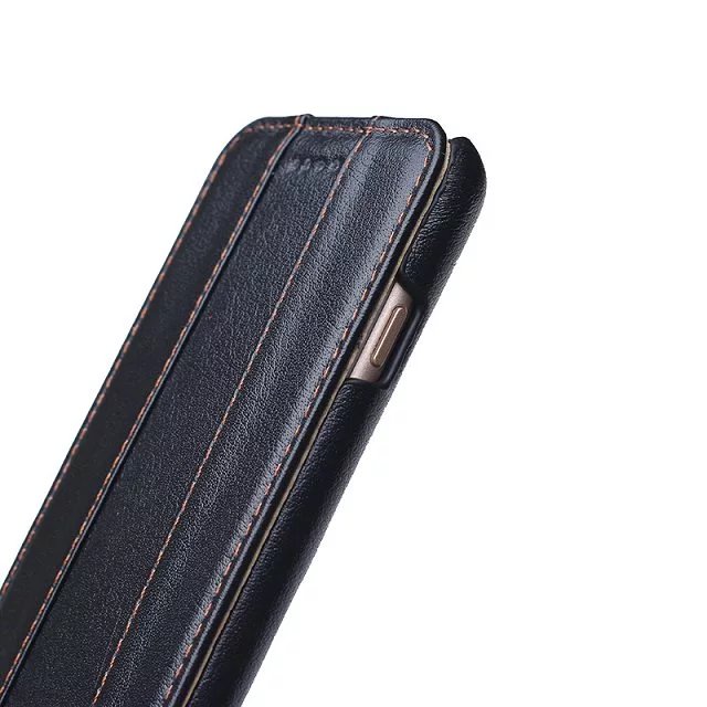 Luxury iPhone 7 Flip Genuine Leather Case