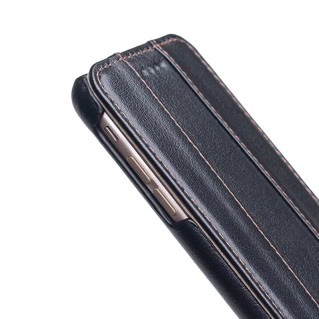 Luxury iPhone 7 Flip Genuine Leather Case