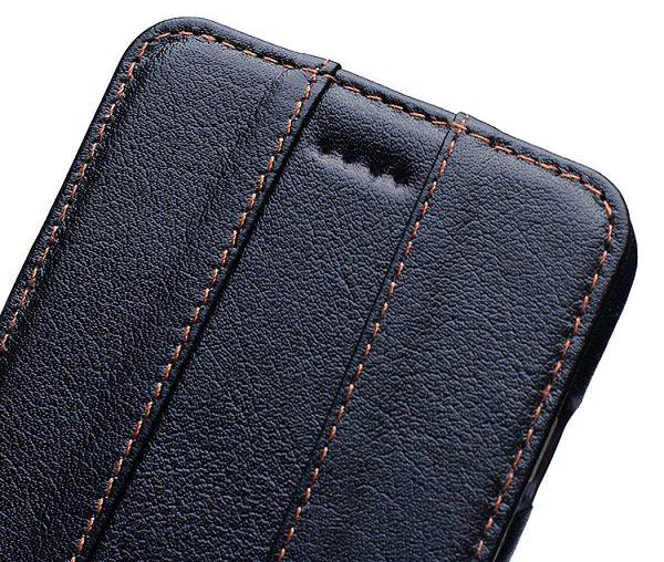 Luxury iPhone 7 Plus Flip Genuine Leather Case