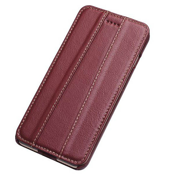 Luxury iPhone 7 Plus Flip Genuine Leather Case