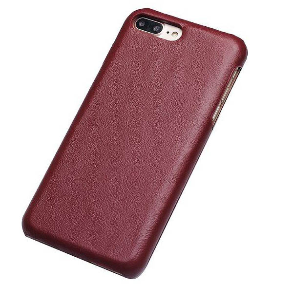 Luxury iPhone 7 Plus Flip Genuine Leather Case