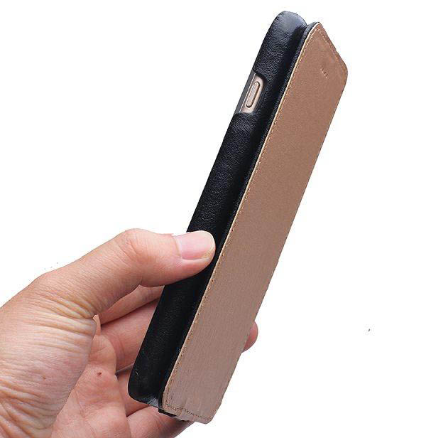 Luxury iPhone 7 Plus Flip Genuine Leather Case