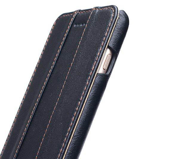 Luxury iPhone 7 Plus Flip Genuine Leather Case