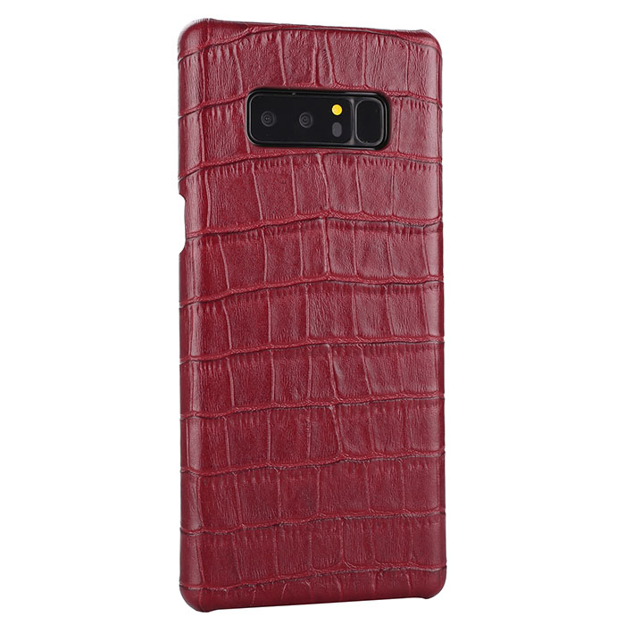 Samsung Galaxy Note 8 Genuine Leather Embossed Crocodile Back Cover Case