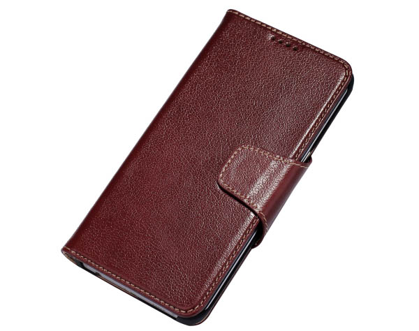 Yak Skin Genuine leather Wallet Stand Case For Samsung Galaxy S7 Edge