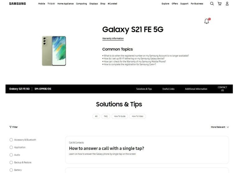 Samsung Galaxy S21 FE