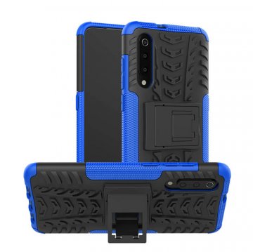 Xiaomi Mi 9 Hybrid Rugged PC + TPU Kickstand Case Blue