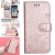 iPhone 7/8/SE 2020 Embossed Cat Bee Wallet Stand Case Rose Gold