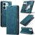 CaseMe Xiaomi Redmi 15C Wallet Magnetic Suede Leather Case Blue