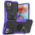 Xiaomi Redmi Note 10 5G Hybrid Rugged Ring Kickstand Case Purple