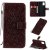 Samsung Galaxy A71 Embossed Sunflower Wallet Stand Case Brown