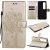 Xiaomi Mi 10 Ultra Embossed Tree Cat Butterfly Wallet Stand Case Gold