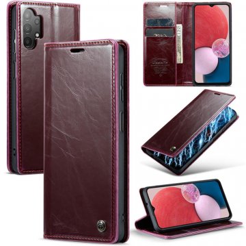 CaseMe Samsung Galaxy A13 5G Wallet Kickstand Magnetic Case Red