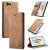 CaseMe iPhone 6 Plus/6s Plus Wallet Kickstand Flip Case Brown