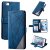iPhone 6 Plus/6s Plus Wallet Splicing Kickstand PU Leather Case Blue