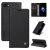 YIKATU iPhone SE3/SE2/8/7 Wallet Kickstand Magnetic Case Black