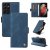 YIKATU Samsung Galaxy S21 Ultra Skin-touch Wallet Kickstand Case Blue
