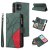iPhone 11 Zipper Wallet Magnetic Stand Case Green