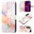 Marble Pattern Samsung Galaxy S21 Plus Wallet Case Marble White