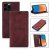 Wallet Kickstand Magnetic PU Leather Case Red