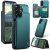 CaseMe Samsung Galaxy A17 RFID Blocking Card Holder Kickstand Case Green