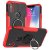 iPhone X/XS Hybrid Rugged PC + TPU Ring Kickstand Case Red