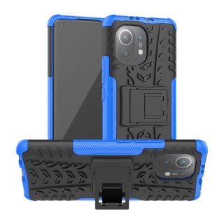 Xiaomi Mi 11 Hybrid Rugged PC + TPU Kickstand Case Blue