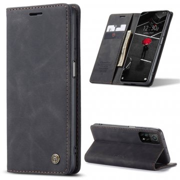 CaseMe Xiaomi Mi 10T/10T Pro Wallet Kickstand Magnetic Flip Case Black