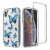 iPhone X/XS Clear Bumper TPU Blue Butterfly Case