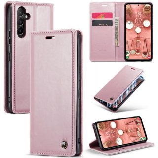 CaseMe Samsung Galaxy A54 5G Luxury Wallet Magnetic Case Pink