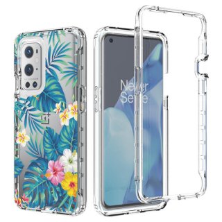 OnePlus 9 Pro Clear Bumper TPU Banana Leaf Case