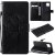 Samsung Galaxy A42 5G Embossed Tree Cat Butterfly Wallet Stand Case Black