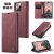 CaseMe iPhone 14 Pro Max Wallet Kickstand Magnetic Case Red