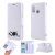 Samsung Galaxy A20e Cat Pattern Wallet Magnetic Stand Case White