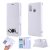Samsung Galaxy A20e Cat Pattern Wallet Magnetic Stand Case White